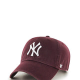 '47 New York Yankees Clean Up Hat in Maroon