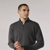 7Diamonds REV Quarter-Zip Pullover for Men in Anthracite