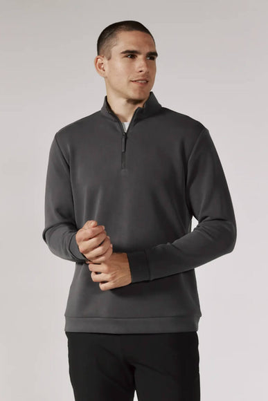 7Diamonds REV Quarter-Zip Pullover for Men in Anthracite