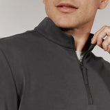 7Diamonds REV Quarter-Zip Pullover for Men in Anthracite