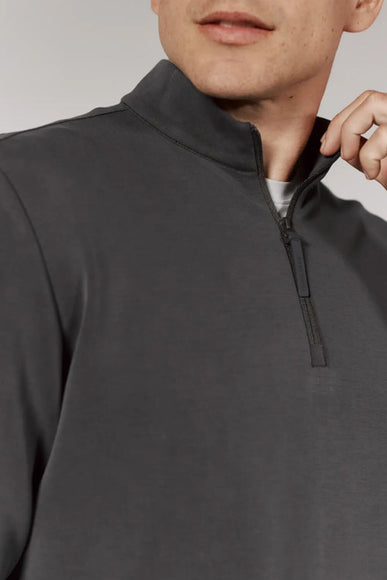 7Diamonds REV Quarter-Zip Pullover for Men in Anthracite