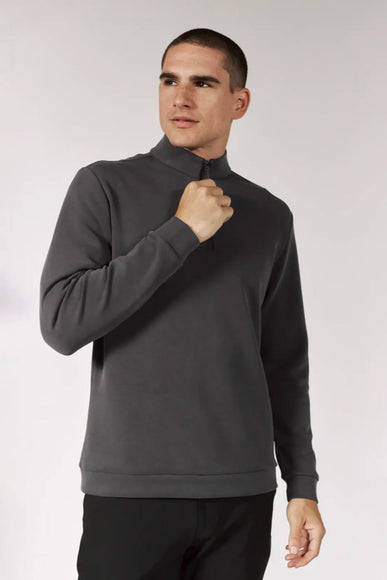 7Diamonds REV Quarter-Zip Pullover for Men in Anthracite