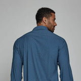 7Diamonds Zaire Woven Shirt for Men in Navy