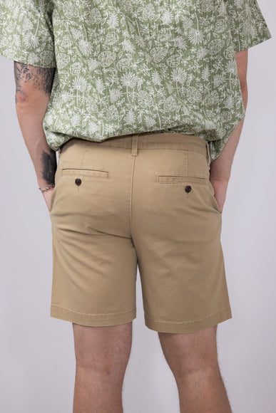 1897 Original 8" Heavy Wash Twill Shorts for Men in Khaki