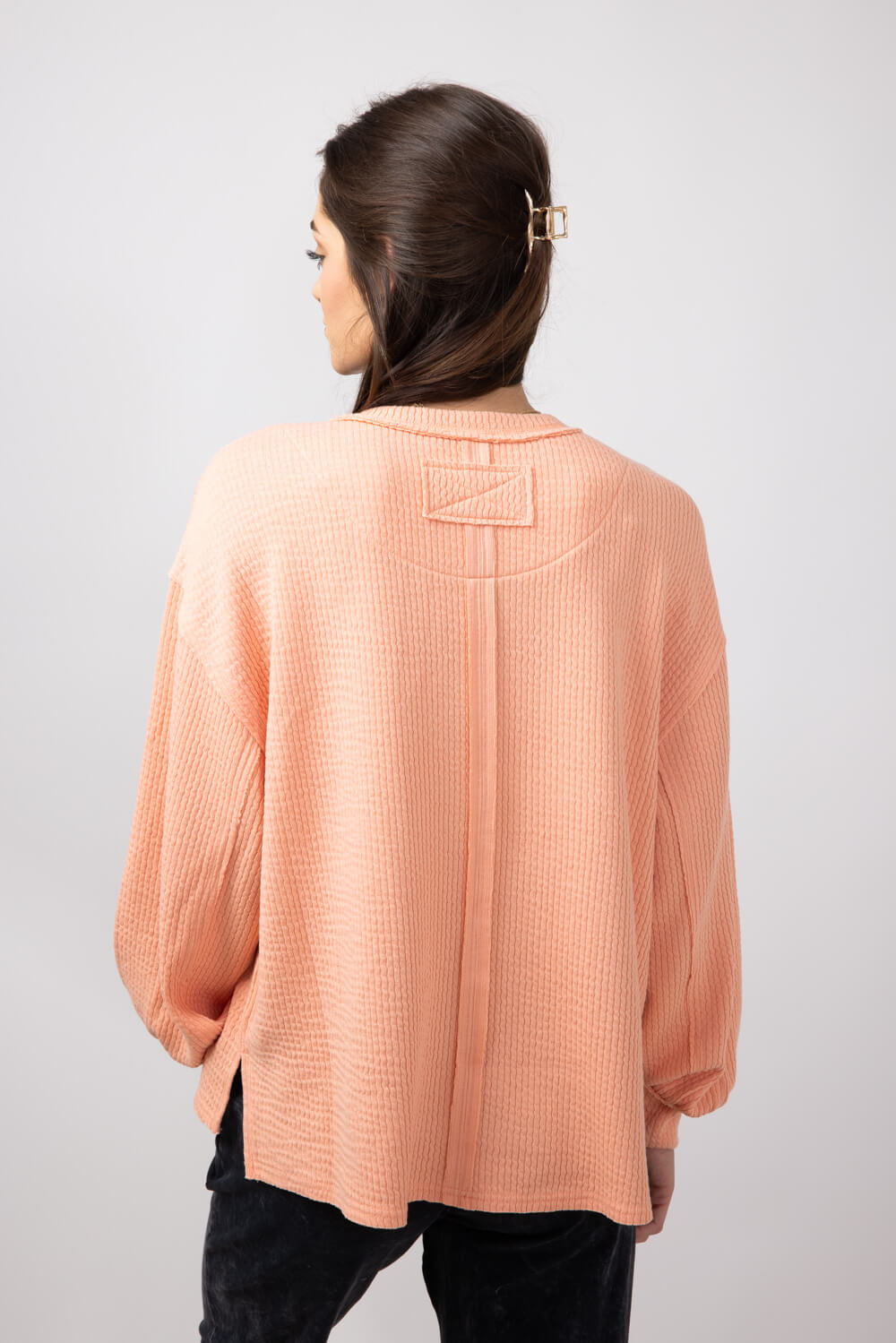 Peach sweater womens best sale