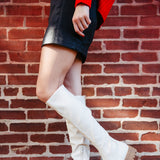 Dirty Laundry Veelo Knee High Boots for Women in Cream