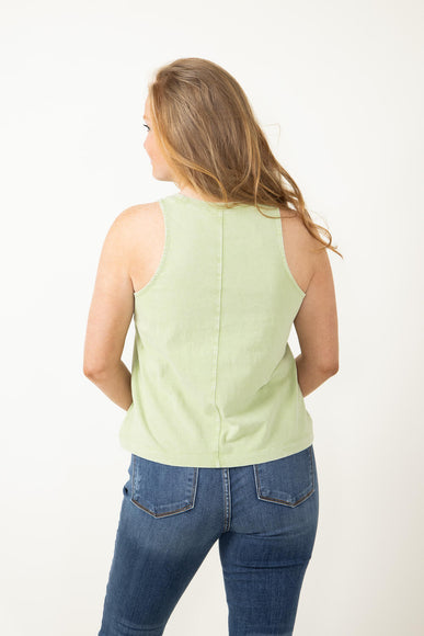 Flowy Tank Top for Women in Green 