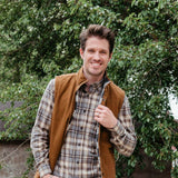 Union Canyon Vest for Men in Tan Brown