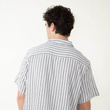 Woven Resort Button Up Shirt for Men in White