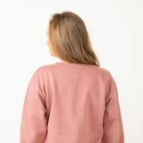 The North Face Evolution V-Neck Sweatshirt for Women in Mauve