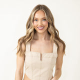 ACOA Bustier Top for Women in Cream