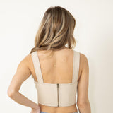 ACOA Bustier Top for Women in Cream