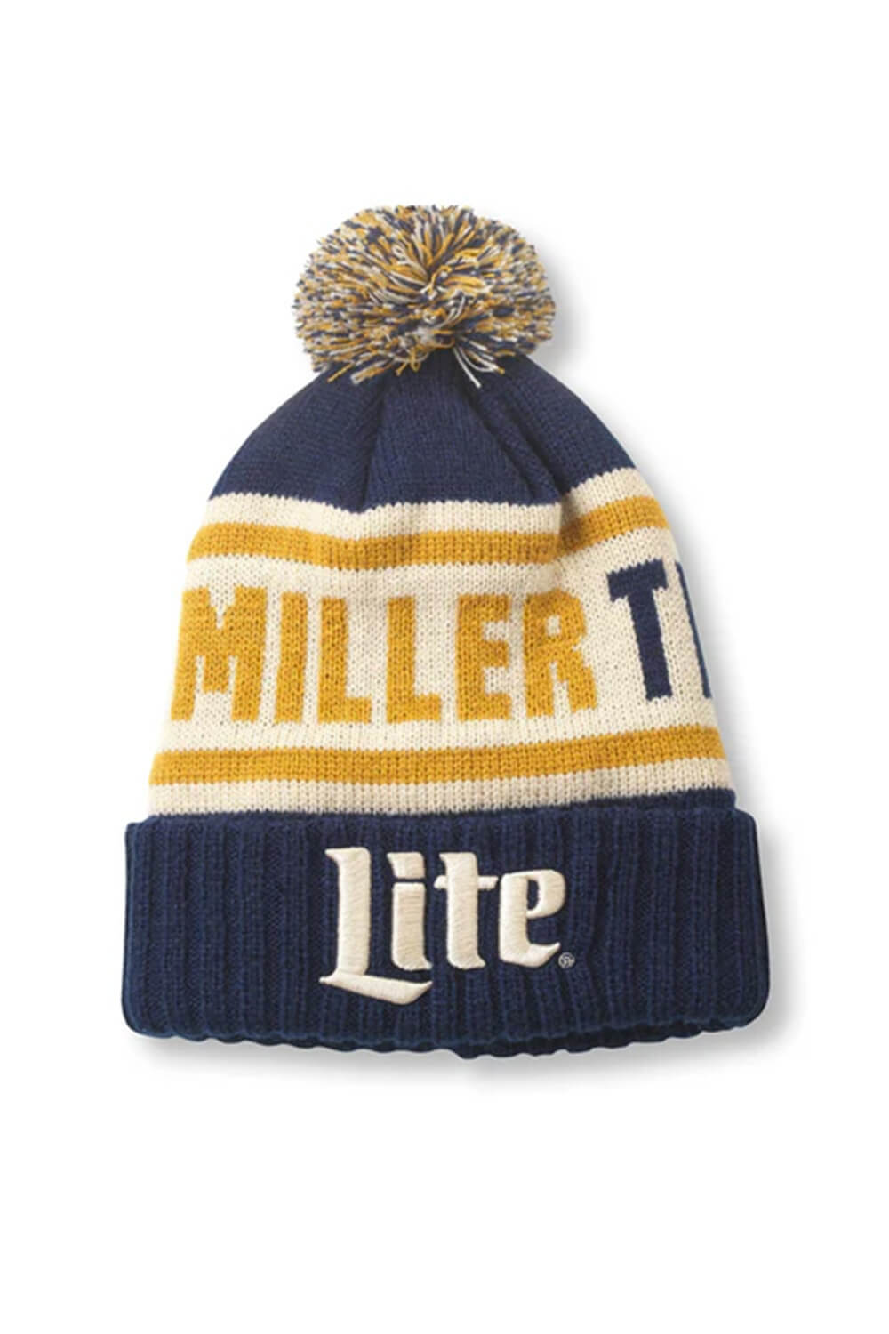 American Needle Pillow Lined Miller Lite Beanie in Navy 23012A MLITE Glik s