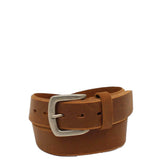 Ariat Beveled Edge Barn Belt for Men in Lite Brown