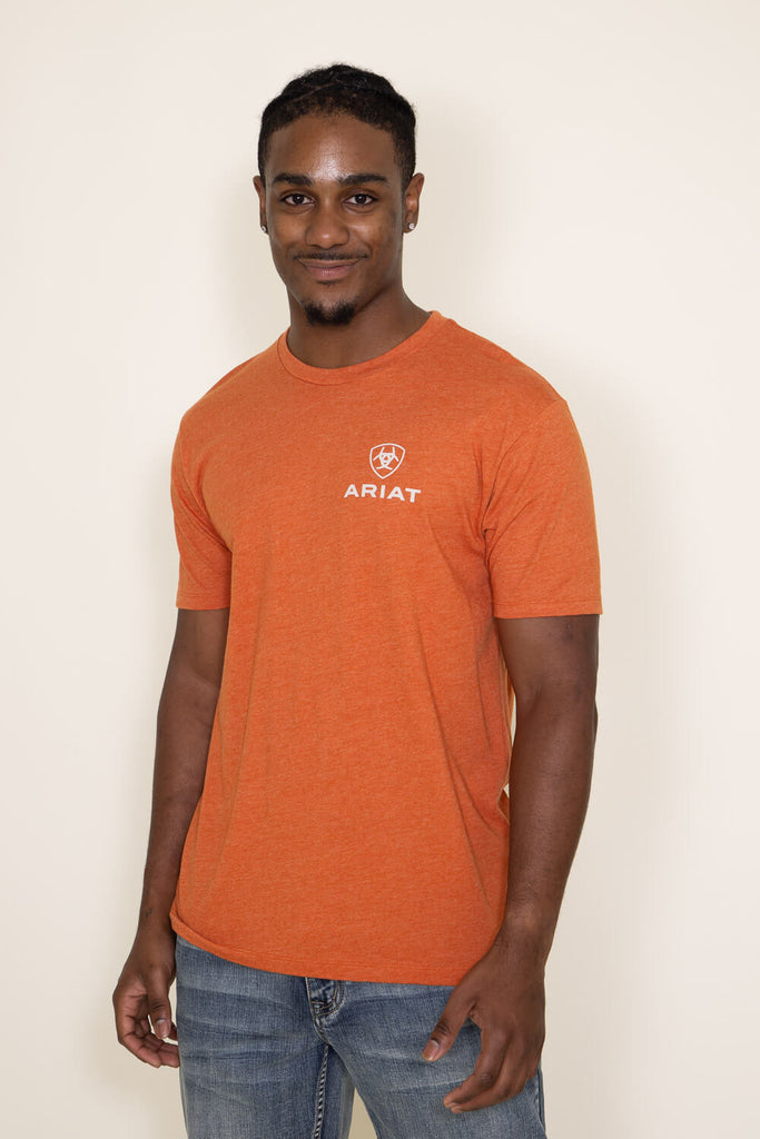 Ariat Long Sleeve Orange Shirts for Men