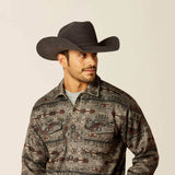 Ariat Caldwell Printed Shirt Jacket for Men in Brindle