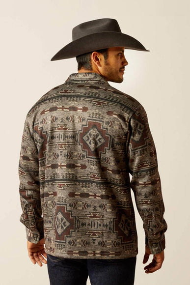 Ariat Caldwell Printed Shirt Jacket for Men in Brindle