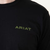 Ariat Camo Corps T-Shirt for Men in Black 