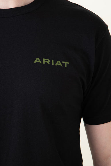 Ariat Camo Corps T-Shirt for Men in Black 