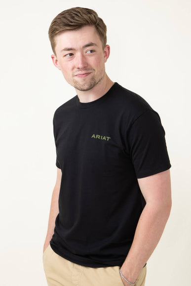 Ariat Camo Corps T-Shirt for Men in Black 