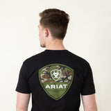 Ariat Camo Corps T-Shirt for Men in Black 