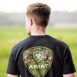 Ariat Camo Corps T-Shirt for Men in Black 