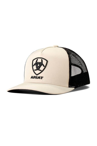 Ariat Embroidered Logo Cap for Men in Khaki