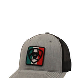 Ariat Mexican Flag Shield Cap for Men in Grey