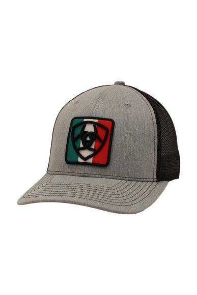 Ariat Mexican Flag Shield Cap for Men in Grey