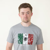 Ariat Mexico Camo Flag T-Shirt for Men in Grey