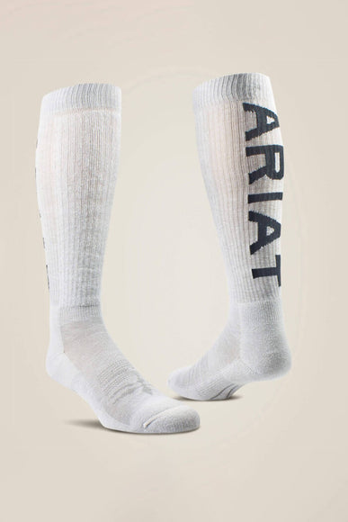 Ariat Midweight Western Boot Socks in Grey