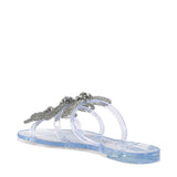  Azalea Wang Sunset Chaser Jelly Slides for Women in Silver