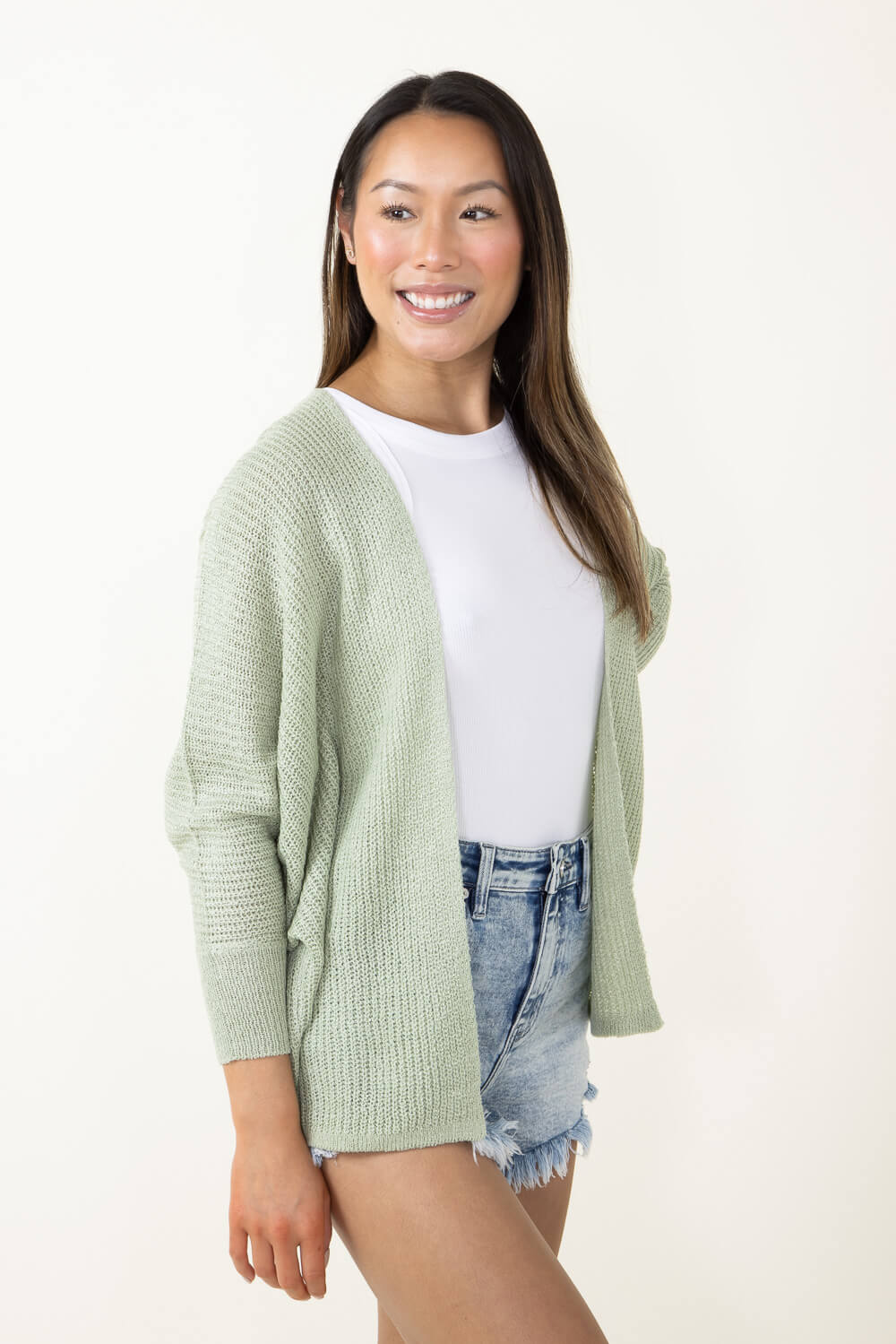 Sage green hotsell cardigan womens