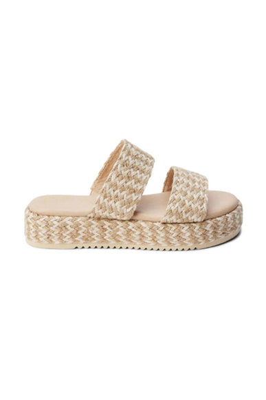 Beach by Matisse Borderline Jute Platform Sandals for Women in Natural