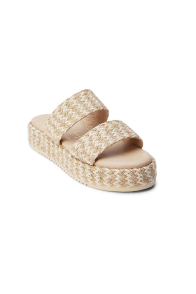 Beach by Matisse Borderline Jute Platform Sandals for Women in Natural