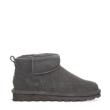 Bearpaw Shorty Wide Ankle Booties for Women in Graphite