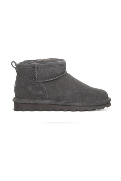 Bearpaw Shorty Wide Ankle Booties for Women in Graphite