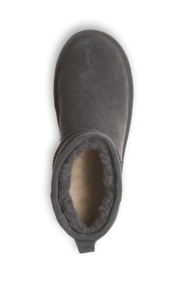 Bearpaw Shorty Wide Ankle Booties for Women in Graphite