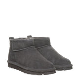 Bearpaw Shorty Wide Ankle Booties for Women in Graphite