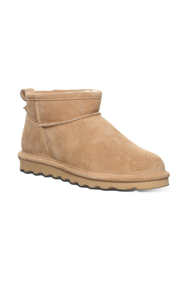 Bearpaw Shorty Ankle Booties for Women in Iced Coffee