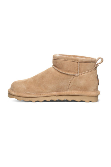 Bearpaw Shorty Ankle Booties for Women in Iced Coffee