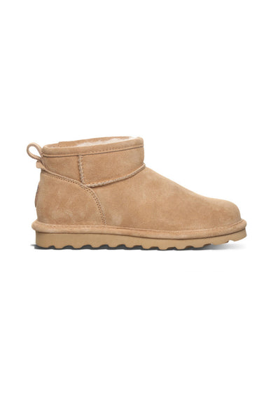 Bearpaw Shorty Ankle Booties for Women in Iced Coffee