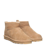 Bearpaw Shorty Ankle Booties for Women in Iced Coffee