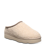 Bearpaw Snuggle Martis Platform Slipper Clogs for Women in Oat