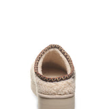 Bearpaw Snuggle Martis Platform Slipper Clogs for Women in Oat