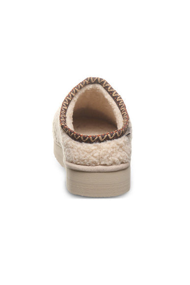 Bearpaw Snuggle Martis Platform Slipper Clogs for Women in Oat