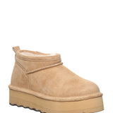 Bearpaw Retro Super Shorty Ankle Booties for Women in Iced Coffee