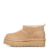 Bearpaw Retro Super Shorty Ankle Booties for Women in Iced Coffee