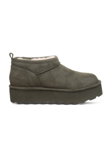 Bearpaw Retro Super Shorty Vegan Ankle Booties for Women in Algae