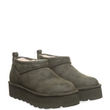 Bearpaw Retro Super Shorty Vegan Ankle Booties for Women in Algae